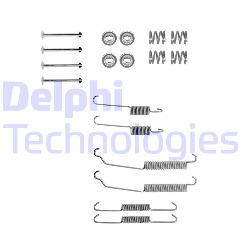 DELPHI LY1102 Lisakomplekt, Piduriklotsid SUPER 5 1.1 45 HP Bensiin 1996