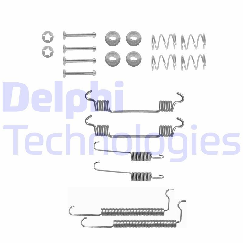 DELPHI LY1133 Lisakomplekt, Piduriklotsid CORSA 1.7 DTI (F08, F68) 75 HP Diisel 2009