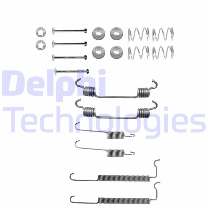 DELPHI LY1134 Tilbehørssæt, bremsebakker CORSA 1.0 (F08, F68) 58 HK Benzin 2009
