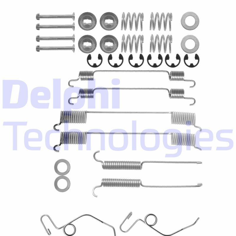 DELPHI LY1168 Lisakomplekt, Piduriklotsid TRANSIT 2.0 Cat (TBS, TCL, TCS) 78 HP Bensiin 1992