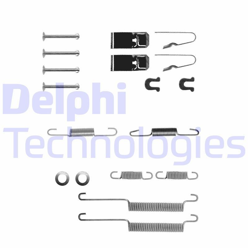 DELPHI LY1173 Lisakomplekt, Piduriklotsid INTEGRA 1.6 (DB6) 120 HP Bensiin 2001