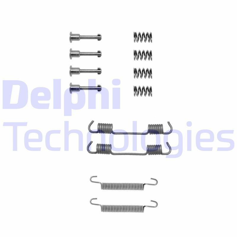 DELPHI LY1194 Tilbehørssæt, parkeringsbremsebakker A3 1.9 TDI 100 HK Diesel 2003