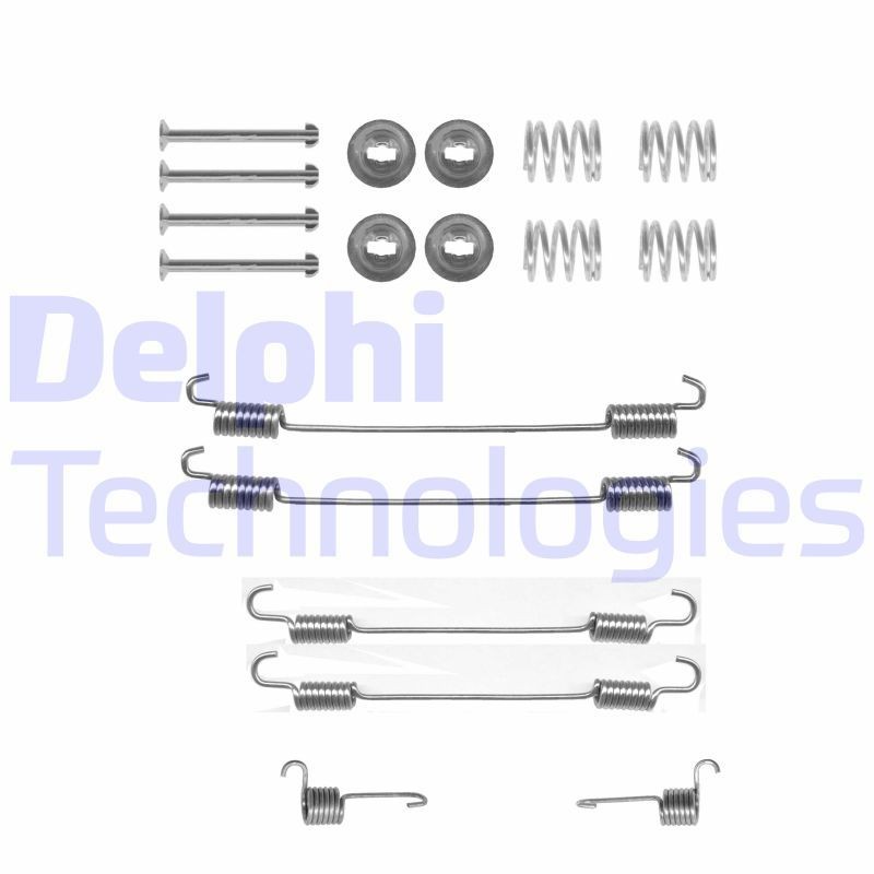 DELPHI LY1225 Lisakomplekt, Piduriklotsid DS3 1.6 Vti (SA5FS9, SA5FS0) 120 HP Bensiin