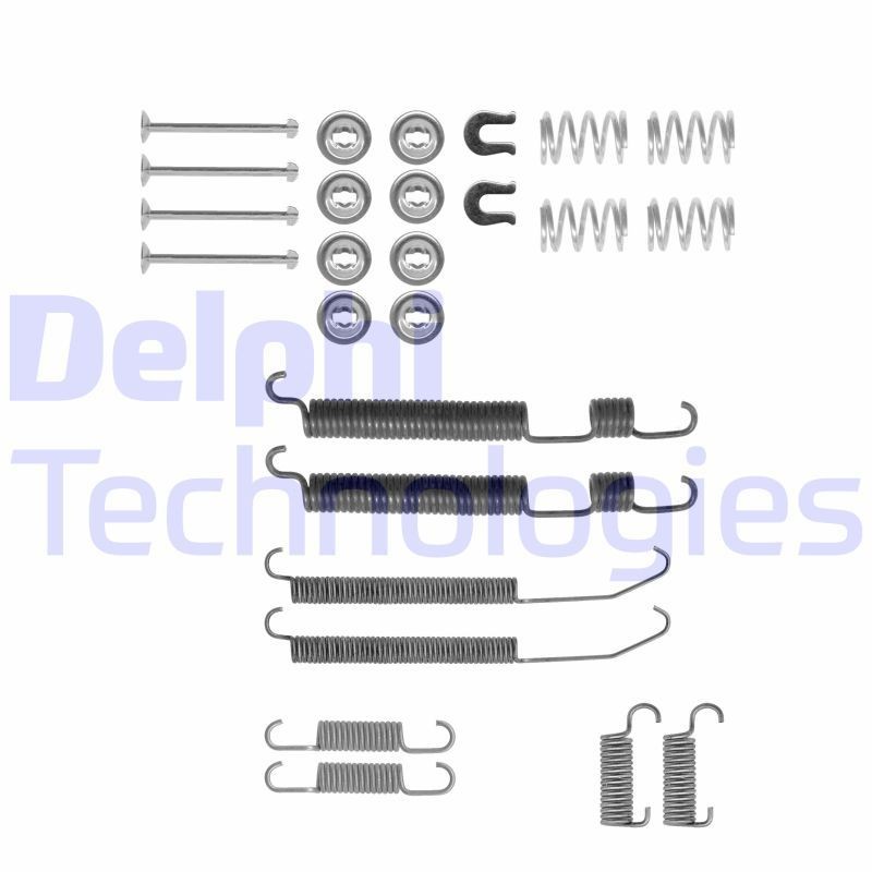 DELPHI LY1237 Tilbehørssæt, bremsebakker SPACE WAGON 1.8 TD (N35W) 75 HK Diesel 1998