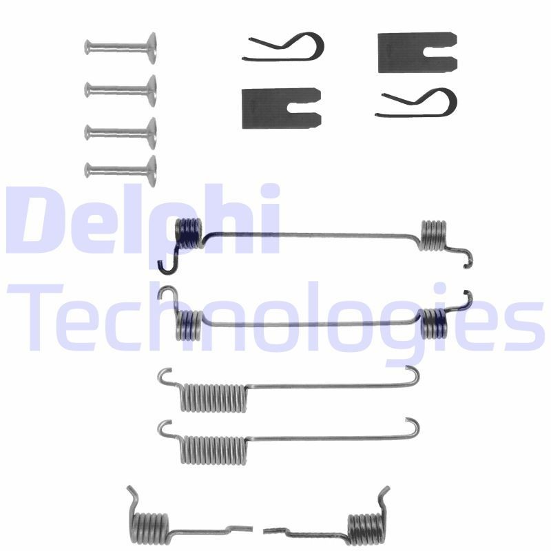 DELPHI LY1256 Tilbehørssæt, bremsebakker C-MAX 2.0 TDCi 133 HK Diesel 2010