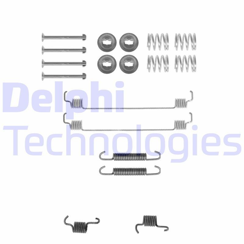 DELPHI LY1261 Tilbehørssæt, bremsebakker KANGOO 1.5 dCi 82 HK Diesel