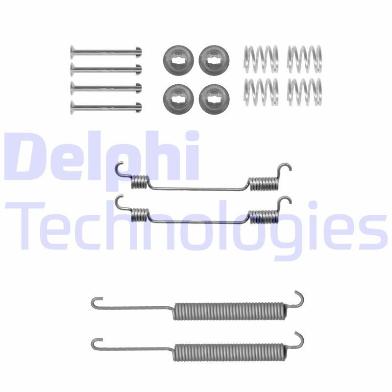 DELPHI LY1302 Lisakomplekt, Piduriklotsid TRANSIT 2.4 DI 90 HP Diisel 2006