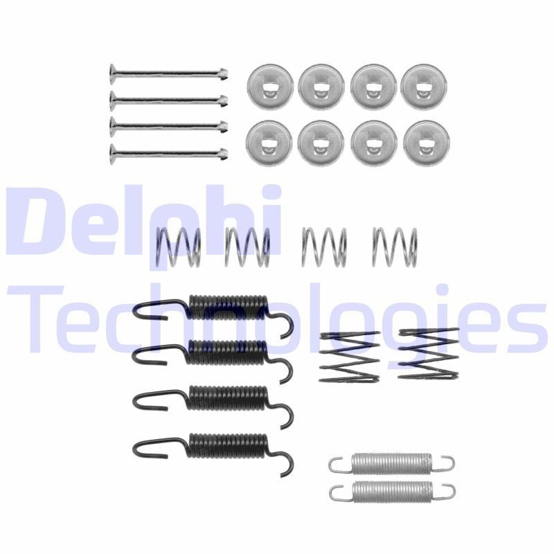 DELPHI LY1312 Lisakomplekt, seisupiduriklotsid AVENSIS 2.0 VVT-i (ACM20_) 150 HP Bensiin 2009