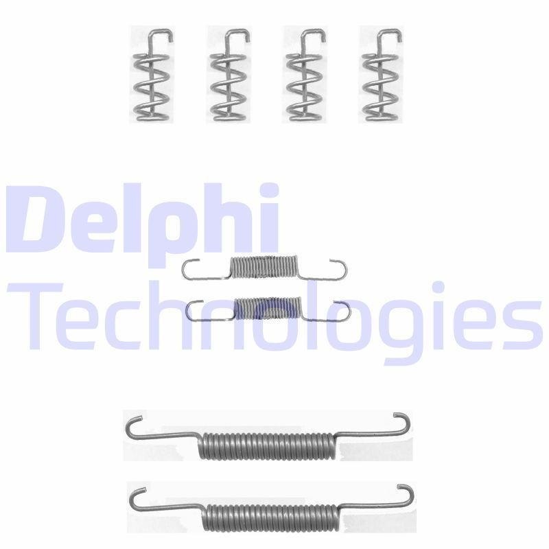DELPHI LY1325 Tilbehørssæt, parkeringsbremsebakker C70 2.4 i 170 HK Benzin 2013