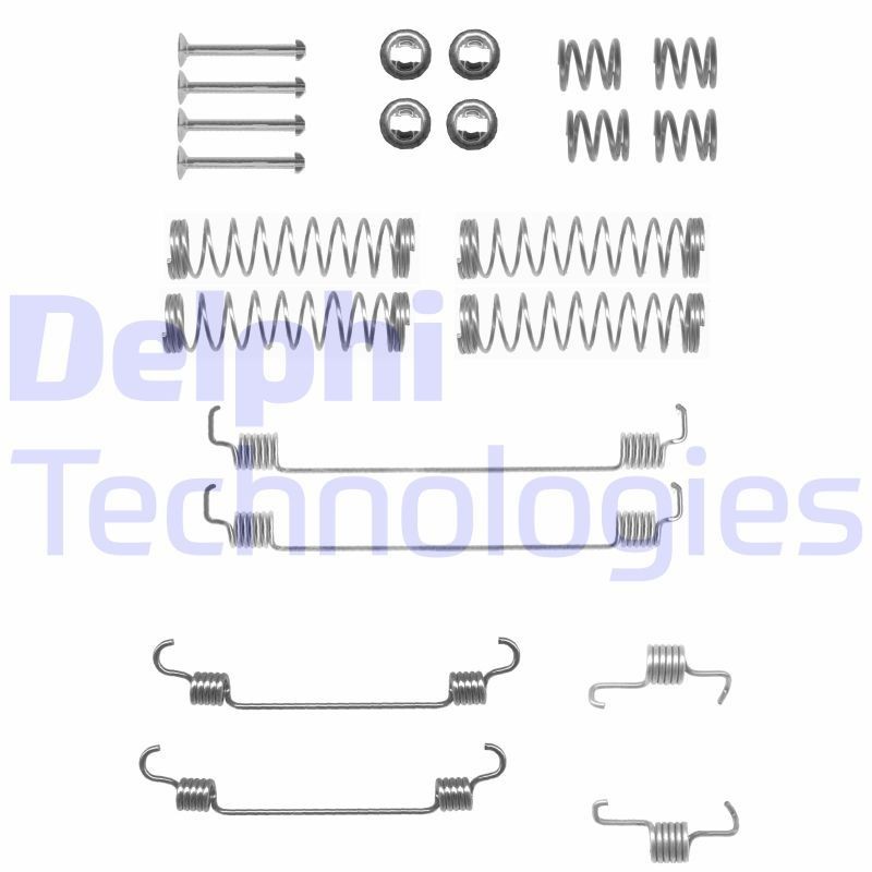 DELPHI LY1331 Lisakomplekt, Piduriklotsid DS3 1.6 Vti (SA5FS9, SA5FS0) 120 HP Bensiin