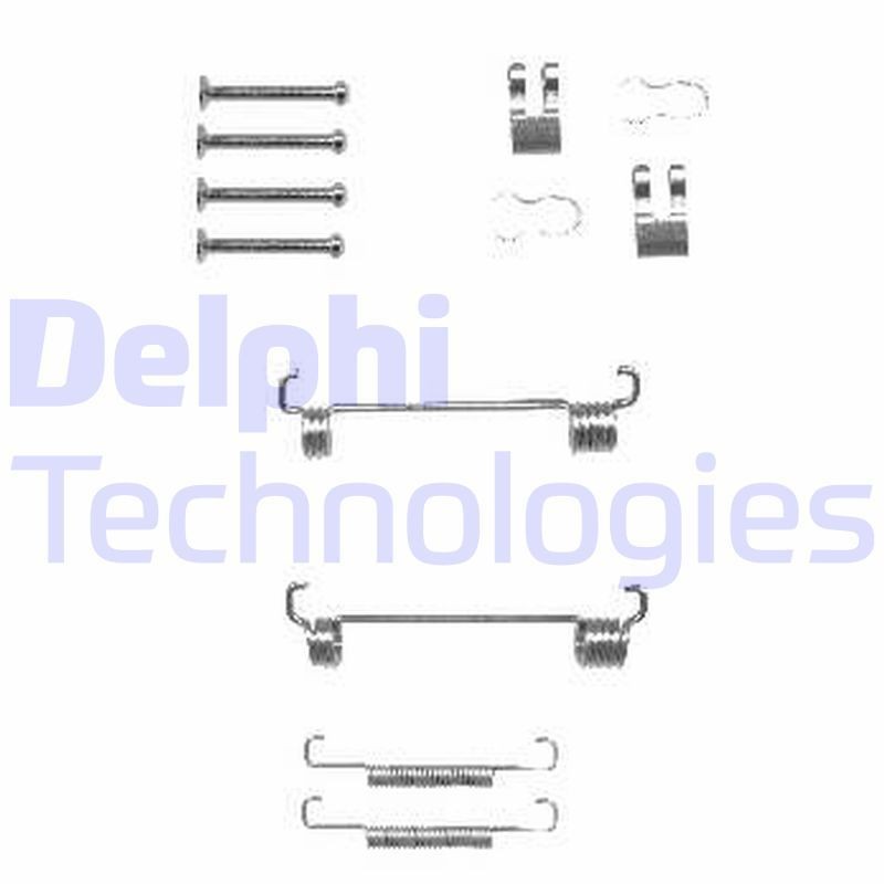 DELPHI LY1344 Tilbehørssæt, parkeringsbremsebakker PRIMASTAR 2.0 dCi 90 90 HK Diesel