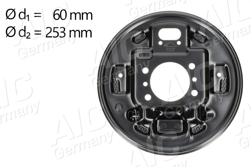AIC 70743 Aizsargplāksne, Bremžu trumulis i20 1.0 T-GDI 120 HP Benzīns 2021