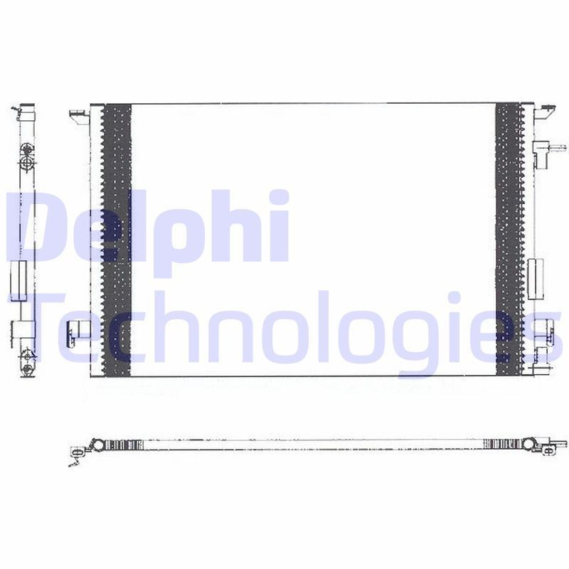 DELPHI Air conditioning condenser Article number: TSP0225463 cheaply