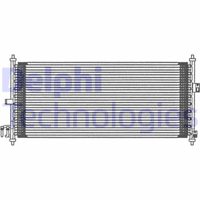 DELPHI Air conditioning condenser Article number: TSP0225476 cheaply