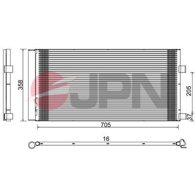 JPN Tailgate strut Article number: 10A3040-JPN cheaply