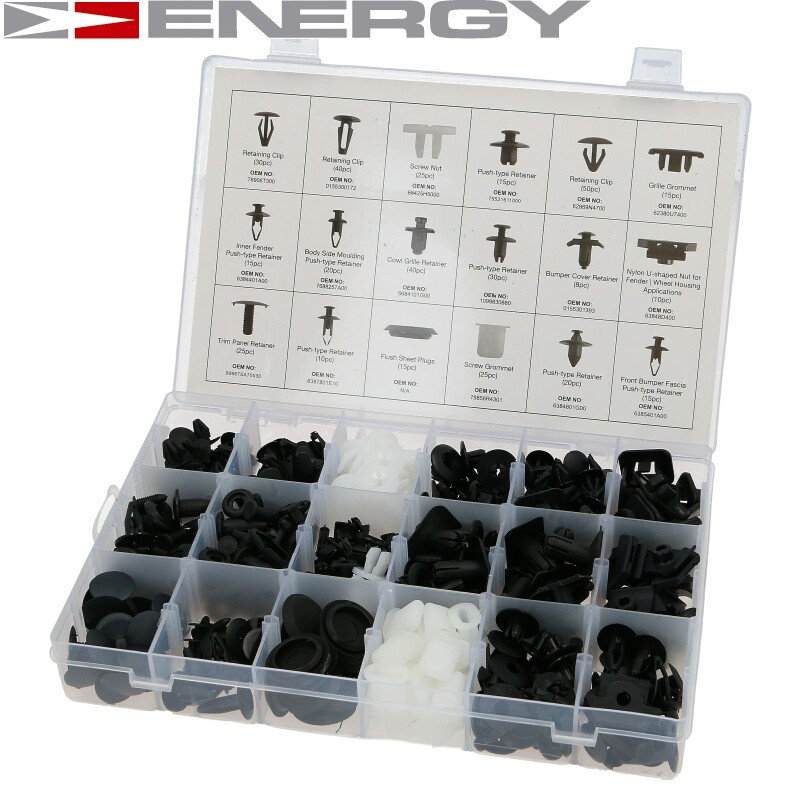 ENERGY NE00757 Holding Clip Set, body MODUS 1.2 75 PS Petrol