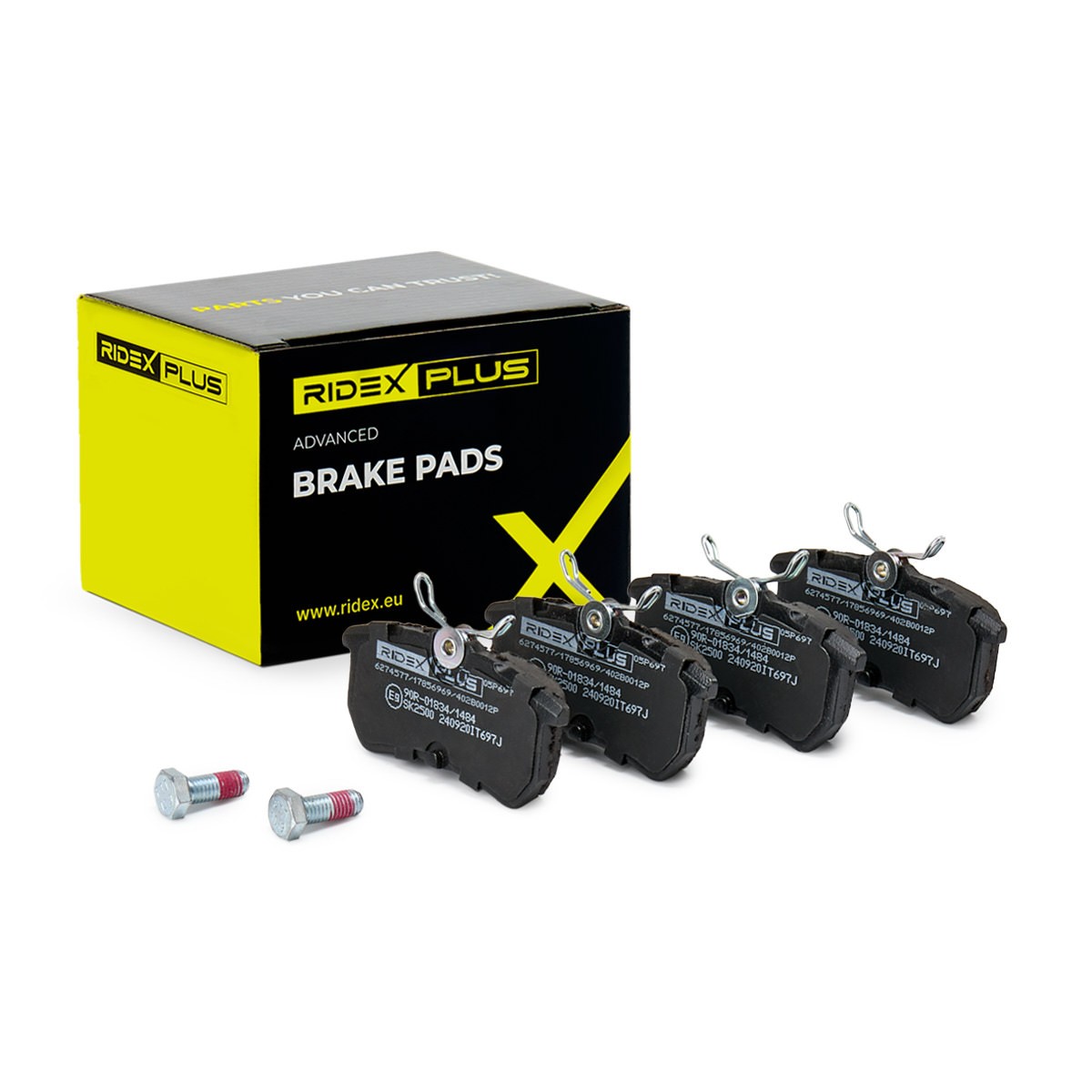 RIDEX PLUS Brake pad set Article number: 402B0012P cheaply