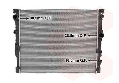 VAN WEZEL Engine radiator Article number: 06012753 cheaply