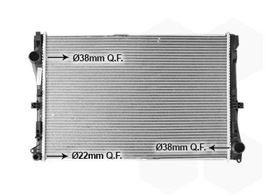 VAN WEZEL Engine radiator Article number: 30012722 cheaply