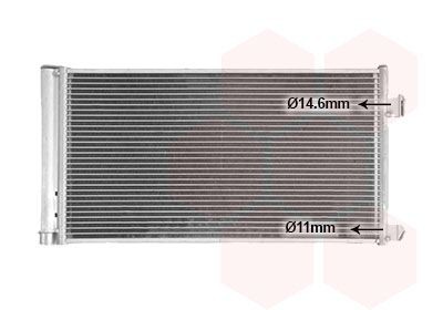 VAN WEZEL Air conditioning condenser Article number: 77015700 cheaply
