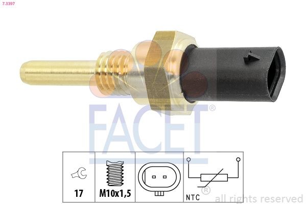 FACET Sensor, coolant temperature Article number: 7.3397 cheaply