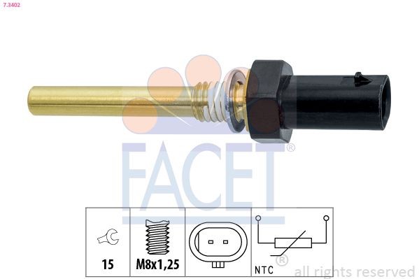 FACET Oil temperature sensor Article number: 7.3402 cheaply