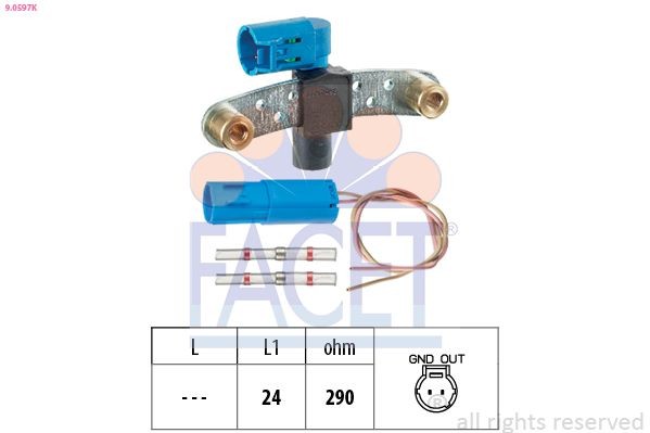 FACET Camshaft position sensor Article number: 9.0832 cheaply