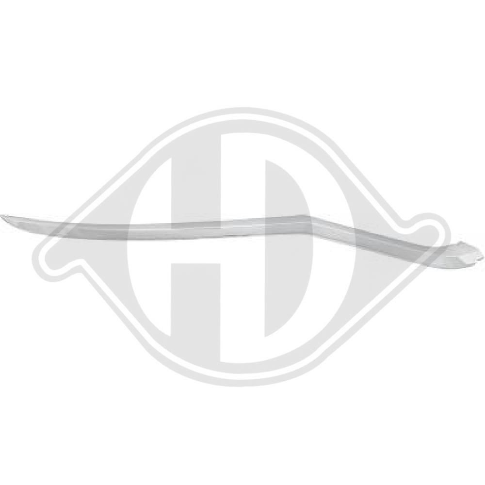 DIEDERICHS 2240842 Ehis- / kaitseliist, Grill T-ROC 2.0 R 4motion 300 HP Bensiin