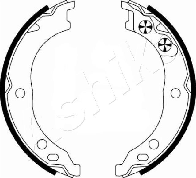 ASHIKA Handbrake shoes Article number: 55-00-0230 cheaply