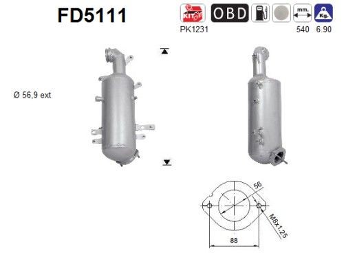 AS Tahmafilter Artikli number: FD5111 soodsalt