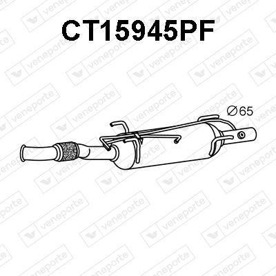VENEPORTE SCR Catalytic Converter Article number: CT15945PF cheaply