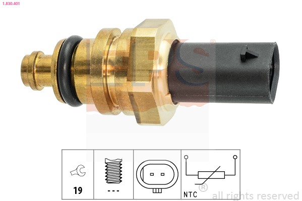 EPS Sensor, coolant temperature Article number: 1.830.401 cheaply