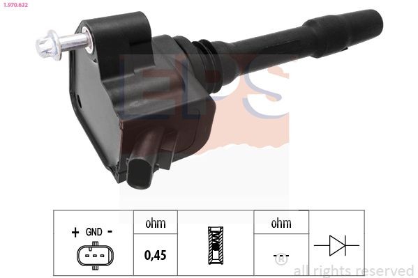 EPS Ignition coil Article number: 1.970.632 cheaply