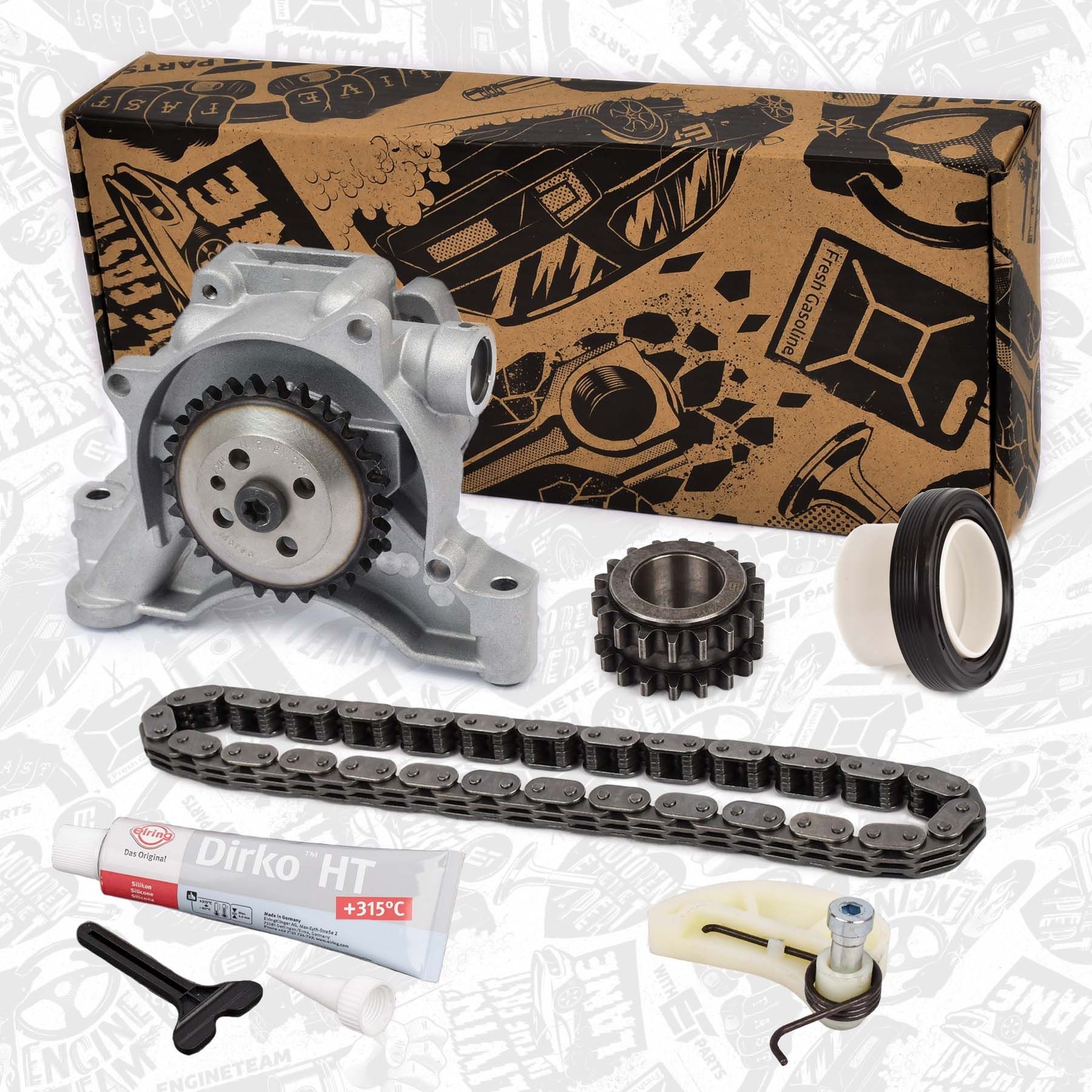 ET ENGINETEAM RS0047VR1 Set lant, antrenare pompa ulei JETTA 1.4 TSI 160 CP benzina 2010