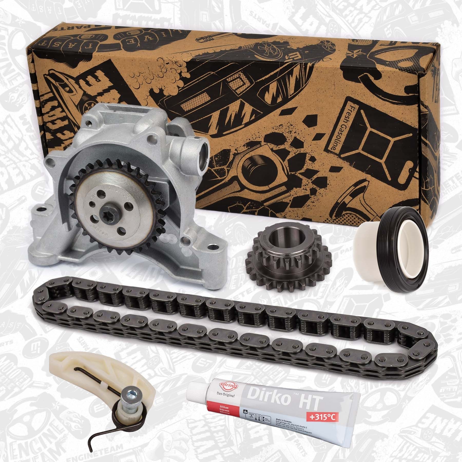 ET ENGINETEAM RS0051VR1 Kjedesett, oljepumpemotor FABIA 1.4 TSI RS 180 HK Bensin 2014