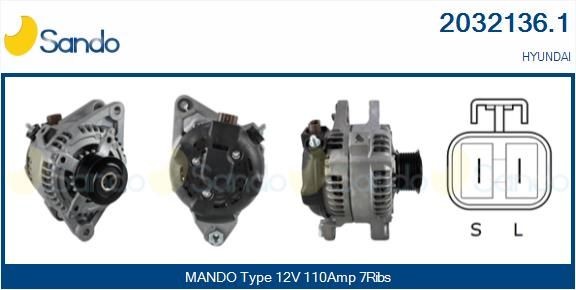 SANDO EGR valve Article number: SVG76033.1 cheaply