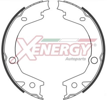 AP XENERGY Комплект спирачна челюст артикулен номер: X50411 евтино
