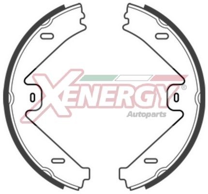 AP XENERGY Brake Shoe Set Article number: X50499 cheaply