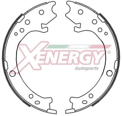 AP XENERGY Stabdžių trinkelių komplektas prekės numeris: X50541 nebrangu