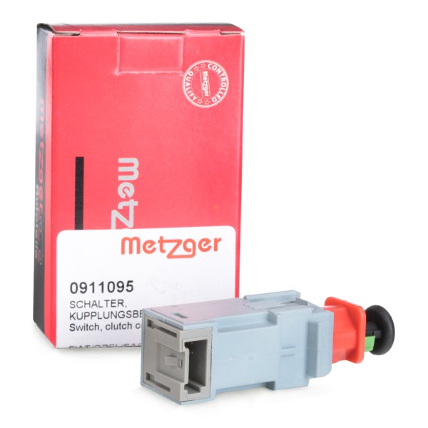 METZGER 0911095 Switch, clutch control (cruise control) CORSA 1.0 (F08, F68) 58 PS Petrol 2009