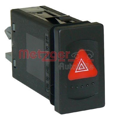 METZGER 0916012 Hazard Light Switch PASSAT 2.3 VR5 Syncro/4motion 150 PS Petrol 2001