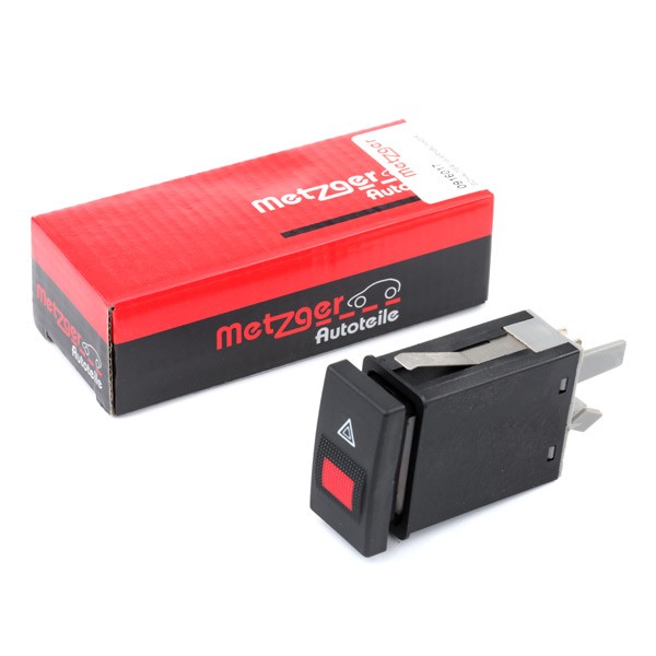 METZGER 0916017 Varselblinklysbryter A4 1.8 T 180 HK Bensin 2001