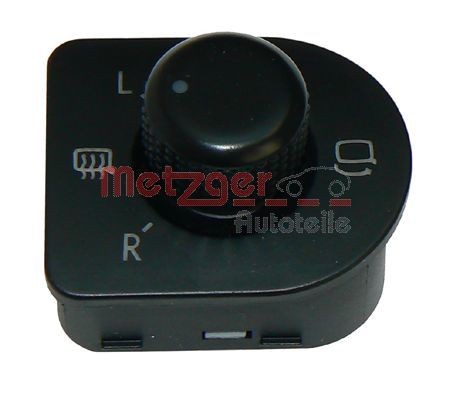 METZGER 0916065 Switch, mirror adjustment NEW BEETLE 3.2 RSI 4motion (1C9) 224 PS Petrol 2010
