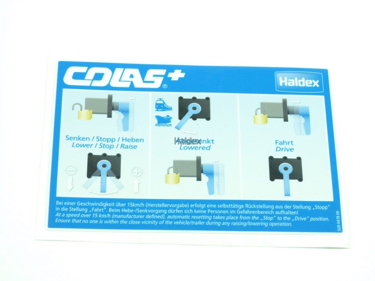 HALDEX Label Article number: 028047809/10 cheaply