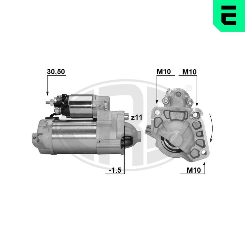 ERA Starter motor Article number: 221038A cheaply