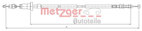 METZGER Throttle cable Article number: 10.0102 cheaply