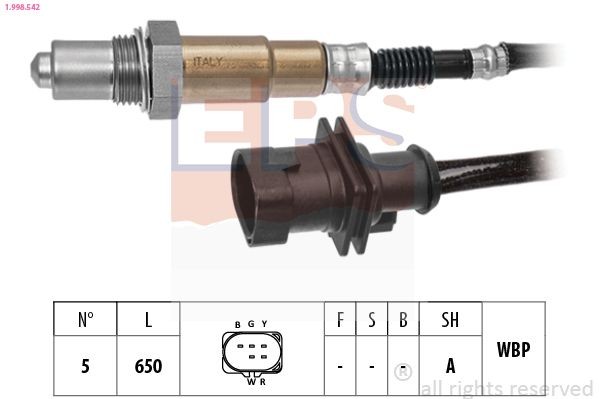 EPS Sonda lambda Numer artykułu: 1.998.542 niedrogo