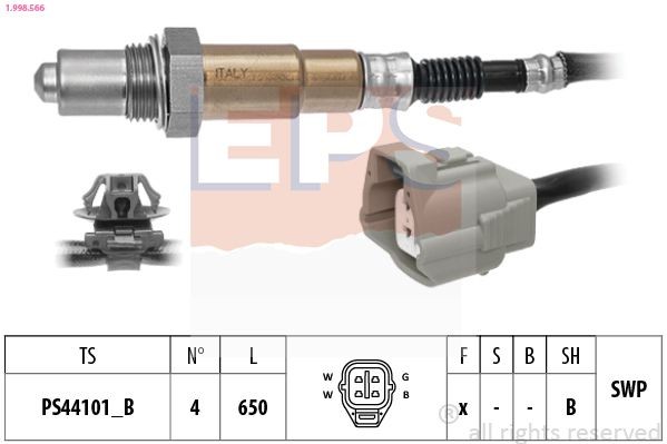 EPS Lambda sensor Article number: 1.998.566 cheaply