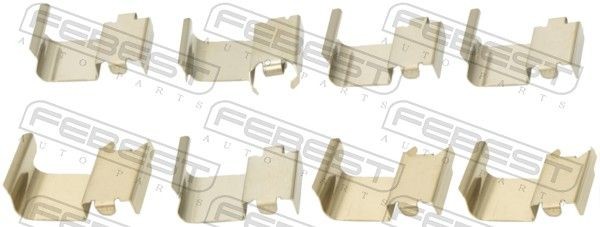 FEBEST 0403-COLTF Lisakomplekt, ketaspiduriklotsid LANCER 1.5 VVT (CS2A) 90 HP Bensiin 2013