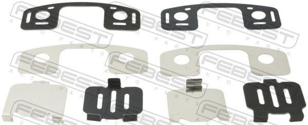 FEBEST 0403-CS6R Lisakomplekt, ketaspiduriklotsid LANCER 1.8 SEi (CS5A) 122 HP Bensiin 2013